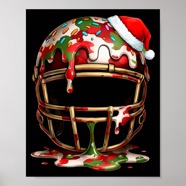 Poster Christmas Football Drip Boys Ice Cream Drip Camo S (Frente)
