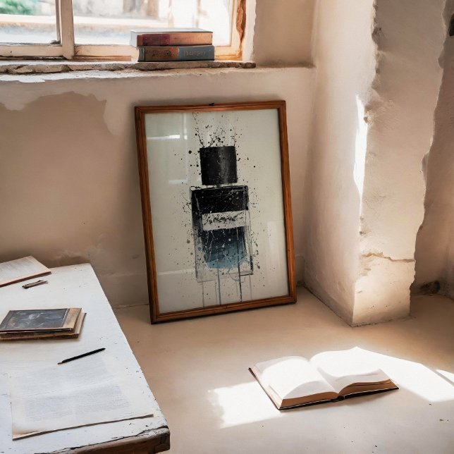 Poster Christmas Gift Fragrance Bottle (Criador carregado)