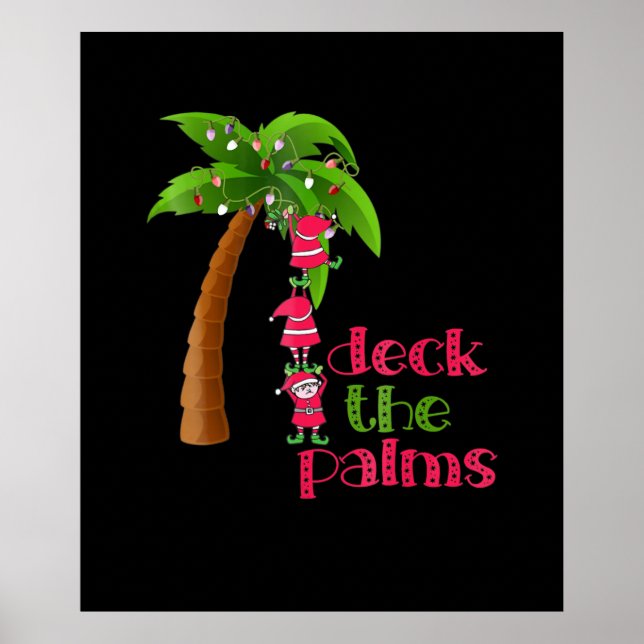 Poster Christmas In July Beach Deck Palms Cruise (Frente)
