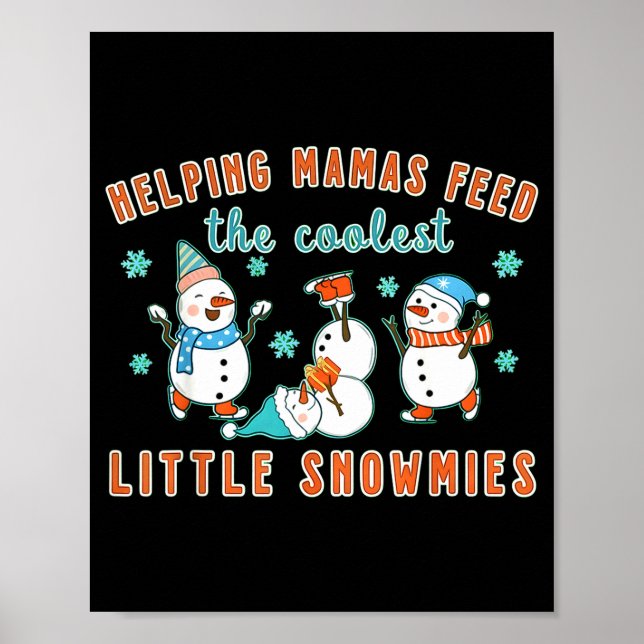 Poster Christmas Lactation Consultant Lactation Nurse Lac (Frente)