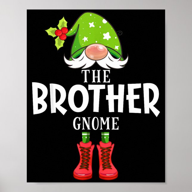 Poster Christmas Matching Family The Brother Gnome  (Frente)