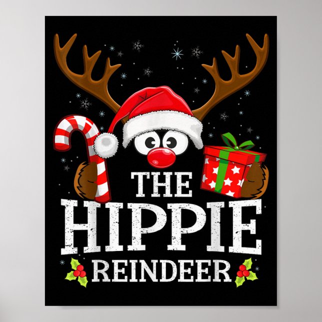 Poster Christmas Matching The Hipe Reindeer Family  (Frente)