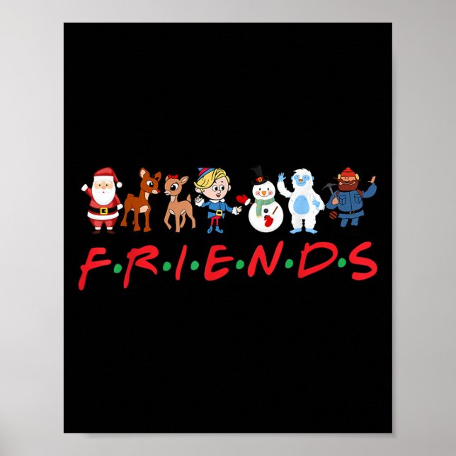 Poster Christmas Movie Character Costume Kids Friends Chr (Frente)