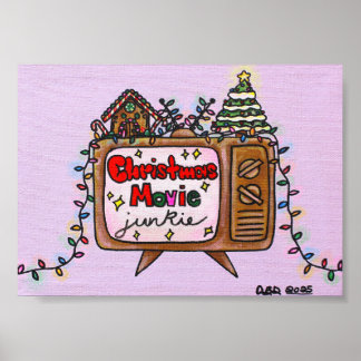 Poster Christmas Movie Junkie 2025 - 5x7