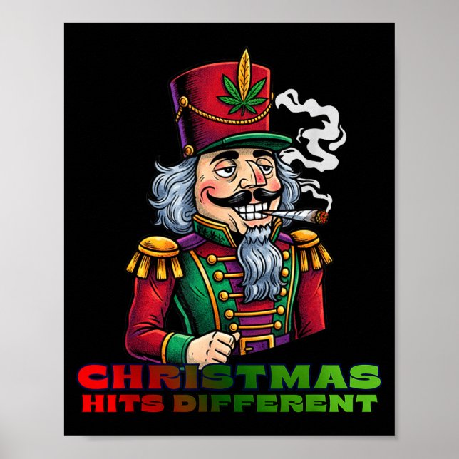 Poster Christmas Nutcracker Christmas Hits Different  (Frente)