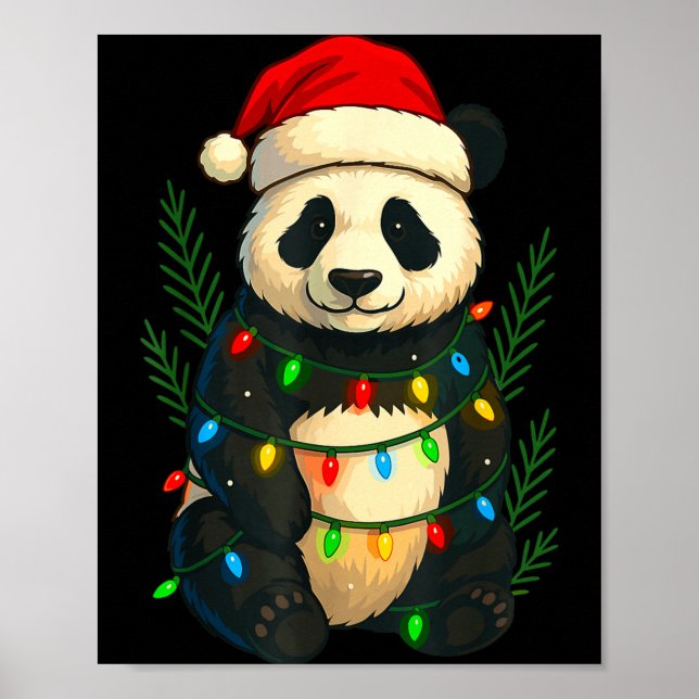 Poster Christmas Panda  (Frente)