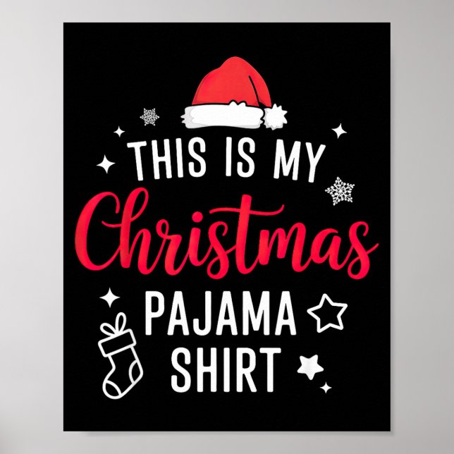 Poster Christmas Pj Pajama Pjs  (Frente)