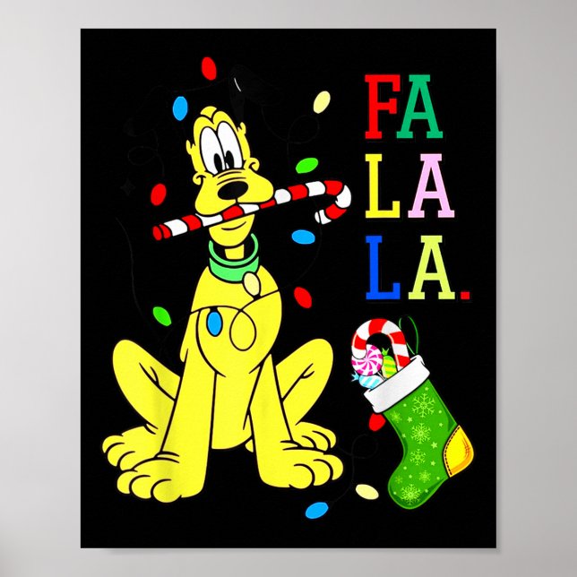 Poster Christmas Shirt Cute La Fa Fa Swea  (Frente)