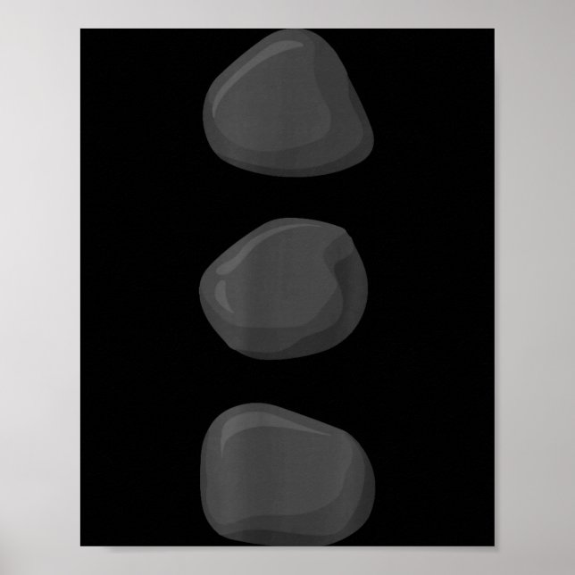 Poster Christmas Snowman Three Black Buttons Xmas Costume (Frente)