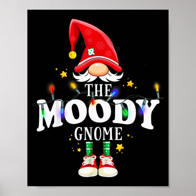 Poster Christmas The Moody Gnome X-mas Matching Pjs  (Frente)