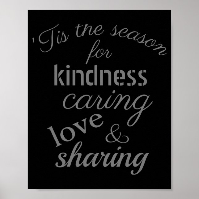 Poster Christmas Tis The Season Saying T Shirt  (Frente)