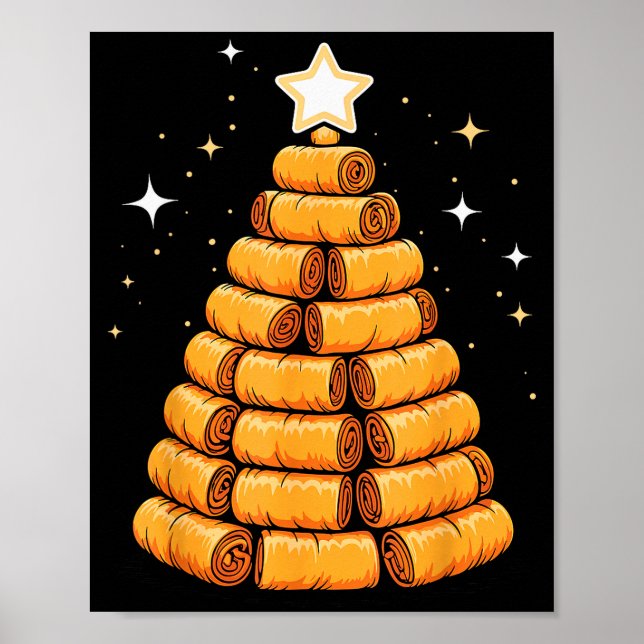 Poster Christmas Tree Luma Filino Spring Rolls  (Frente)
