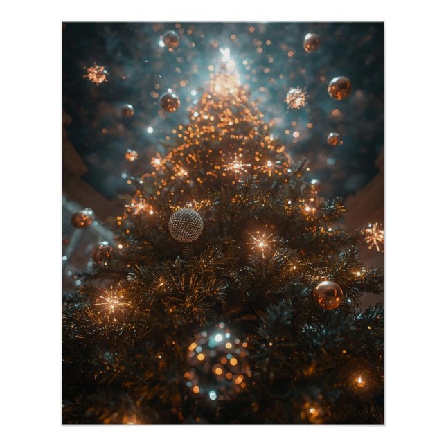 Pôster Christmas Tree Poster (Frente)