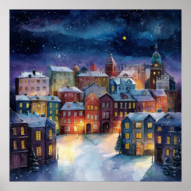 Poster Christmas Village (Frente)