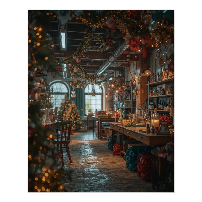 Pôster Christmas Workshop Poster (Frente)