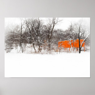 Poster Christo "The Gates" no Central Park
