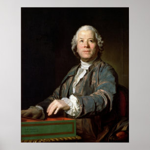 Pôster Christoph Willibald Gluck at the spinet, 1775