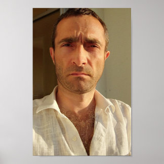 Poster Christophe LEROY - Chemise Blanche Balcon