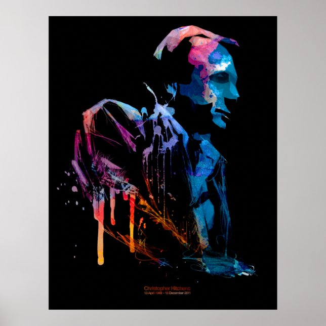 Pôster Christopher Hitchens RIP (Frente)