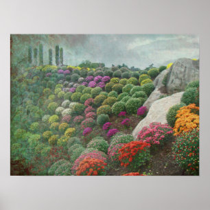 Poster Chrysanthemum Hill Ott's Greenhouse Pensilvânia