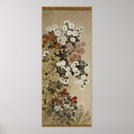 Pôster Chrysanthemums por Master of I-Nen Seal