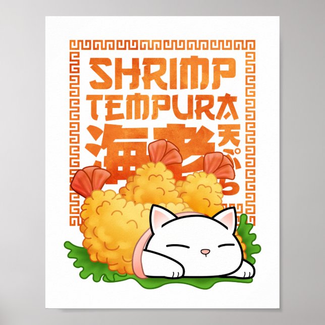 Poster Chubby Cat Shrimp Tempura (Frente)