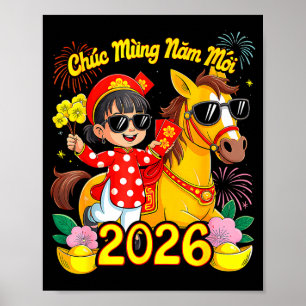 Poster Chuc Mung Nam Moi Ano Novo Lunar Vietnamita Tet 20