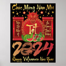 Chuc Mung Nam Moi Feliz Vietnamita Ano Novo 2024