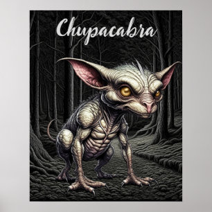 Poster Chupacabra no Woods Cryptid