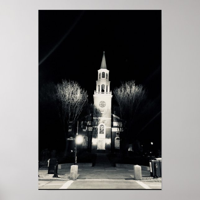 Pôster Church Street Burlington Vermont (Frente)