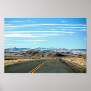 Pôster Churchill County ocidental selvagem Nevada