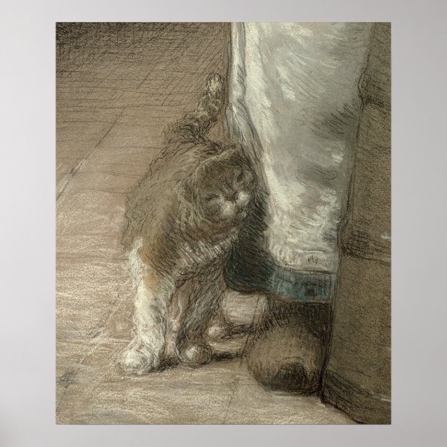 Pôster Churning Butter, 1866-68 (Frente)