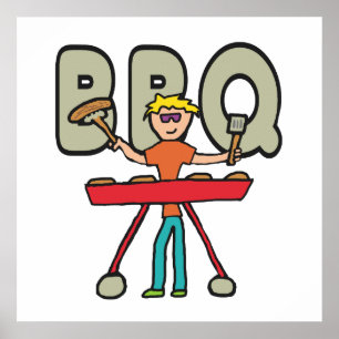 Poster Churrasco Barbecue Grillmaster
