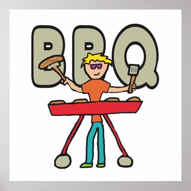 Poster Churrasco Barbecue Grillmaster (Frente)