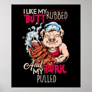 Poster CHURRASCO CHURRASCO Grillmaster Like Bumbum Rubbed