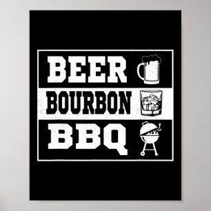 Poster Churrasco De Carne Fumada De Porco Byrbeque Bourbo