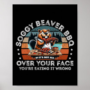 Poster Churrasco de castor de porco, se não está na sua c