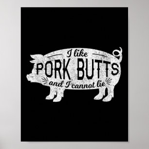 Poster Churrasco Engraçado Presente Eu Gosto De Bumbuns D