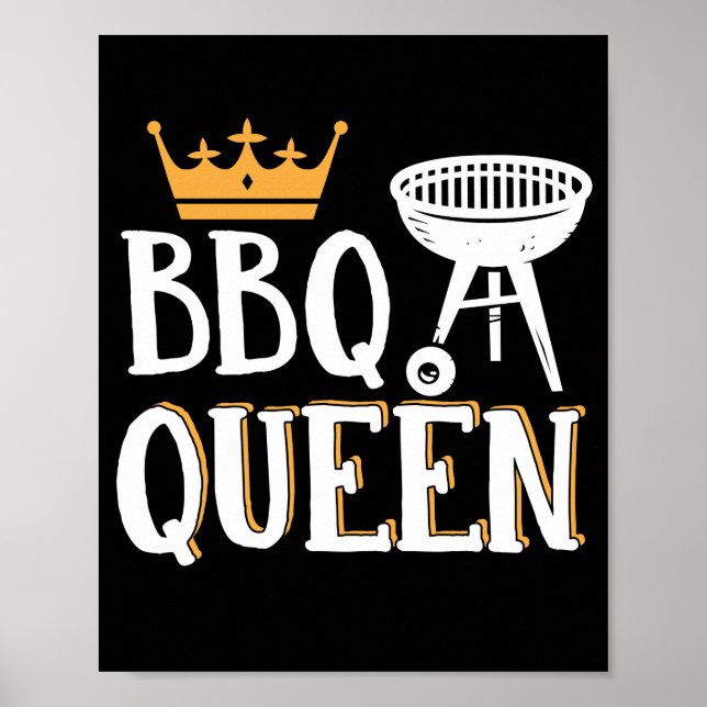 Poster CHURRASCO Rainha Fumadora Grill Barbecue Grieling (Frente)