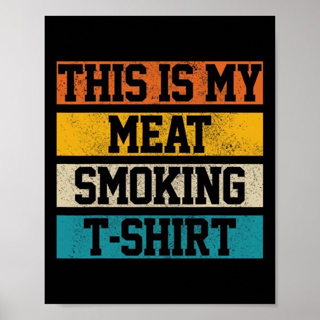 Poster Churrasco Vintage Grillmaster Chef Presente Esta É (Frente)