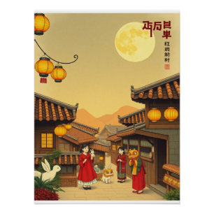 Pôster Chuseok Joseon Retro 2025