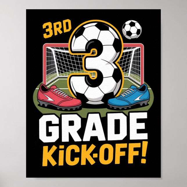 Poster Chutando o Futebol da 3ª Série Volta às Aulas Terc (Frente)