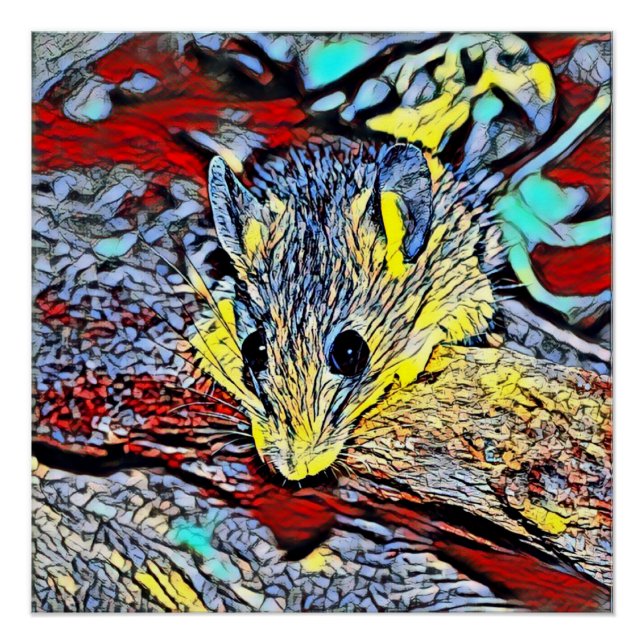 Pôster Chute de cor - mouse (Frente)