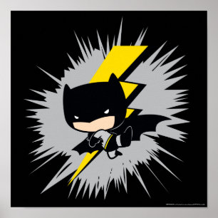 Pôster Chute de Relâmpago Chibi Batman
