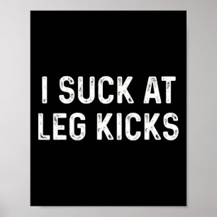Poster Chutes Engraçados de Muay Thai Kickboxing