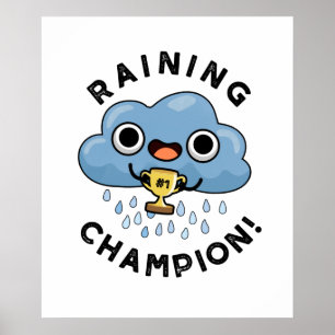 Poster Chuva Champ Cuz Clima Chuva Nuvem Lâmpada