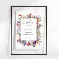 Chuva de Amor Floral Jardim de Casamento Boas-Vind