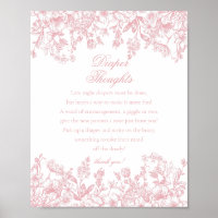 Chuva de Bebê Flora Chinoiserie Rosa