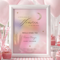 Chuva de Bênçãos Holográfica Baby Shower Bem-vindo