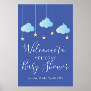 Poster Chuva de Estrelas Chá de Bebê / Recepção de Boas-V